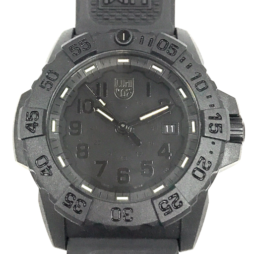 ルミノックス ネイビーシール 3500SERIES LX-200 メンズ クォーツ 腕時計 3501.BO.L 稼働品 付属品あり LUMINOXの画像2