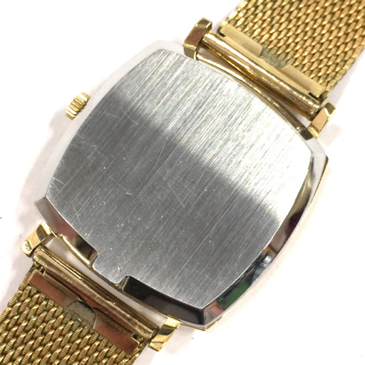 オメガ 腕時計 ジュネーブ Geneve 162.0052 Cal.012 スクエア デイト ローマン AT メンズ 稼働 付属有 OMEGAの画像4