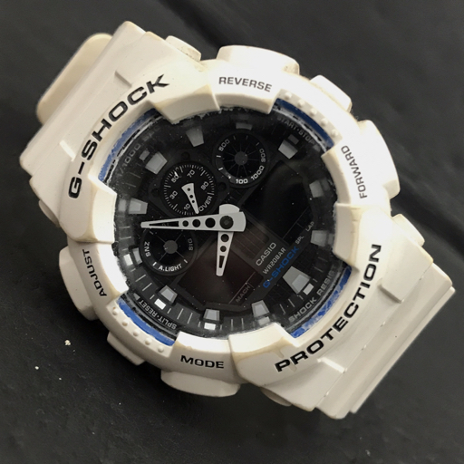 カシオ 腕時計 G-SHOCK GA-110B ラウンド デジアナ クォーツ メンズ 純正ベルト ホワイト 白 CASIO QR043-155の画像6
