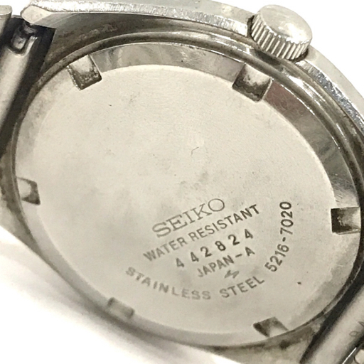 セイコー 腕時計 5216-7020 LM SPECIAL デイデイト 青文字盤 カットガラス 23石 AT メンズ 稼働 SEIKO QR043-140の画像2