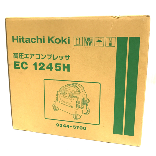 1 jpy beautiful goods unused Hitachi Koki EC1245H height pressure air compressor operation verification ending 