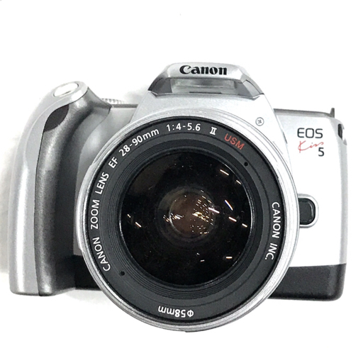 CANON EOS Kiss 5 EF 28-90mm 1:4-5.6 II USM 90-300mm 1:4.5-5.6 USM デジタル一眼レフ カメラ レンズ QR042-114の画像2