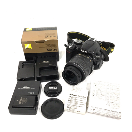 Nikon D3100 AF-S NIKKOR 18-55mm 1:3.5-5.6G デジタル一眼レフ デジタルカメラ QZ043-8_画像1