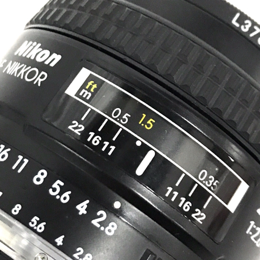 Nikon AF NIKKOR 28mm 1:2.8 D 一眼 オートフォーカス カメラ レンズ 光学機器の画像4