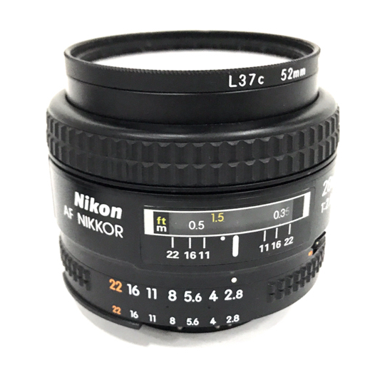 Nikon AF NIKKOR 28mm 1:2.8 D 一眼 オートフォーカス カメラ レンズ 光学機器の画像2