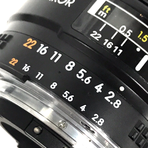Nikon AF NIKKOR 28mm 1:2.8 D 一眼 オートフォーカス カメラ レンズ 光学機器の画像5