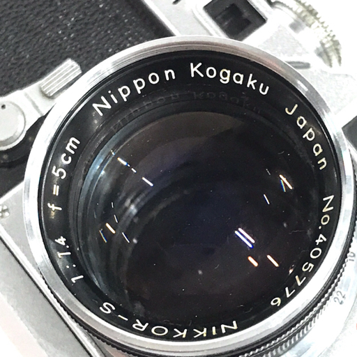 1円 Nikon SP NIKKOR-S 1:1.4 50mm レンジファインダー フィルムカメラ レンズ マニュアルフォーカスの画像10