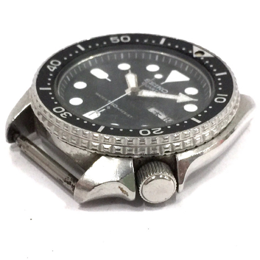 セイコー デイデイト クォーツ 腕時計 7548-7000 メンズ ブラック文字盤 未稼働品 フェイスのみ QR043-134の画像3