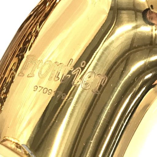1円 フロンティア アルトサックス FR-01L 木管楽器 ゴールドカラー金具 マウスピース 等 付属 Frontier A11353の画像5