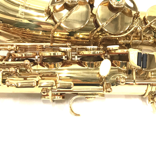 1円 フロンティア アルトサックス FR-01L 木管楽器 ゴールドカラー金具 マウスピース 等 付属 Frontier A11353の画像2