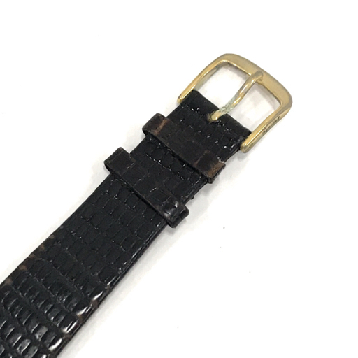 セイコー 腕時計 9521-5050 ドルチェ スクエア 3針 コンビカラー金具 クォーツ メンズ 社外レザーベルト SEIKOの画像6