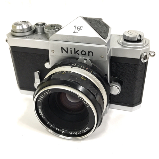 1円 Nikon F アイレベル NIKKOR-H Auto 1:2 50mm 一眼レフ フィルムカメラ マニュアルフォーカスの画像1