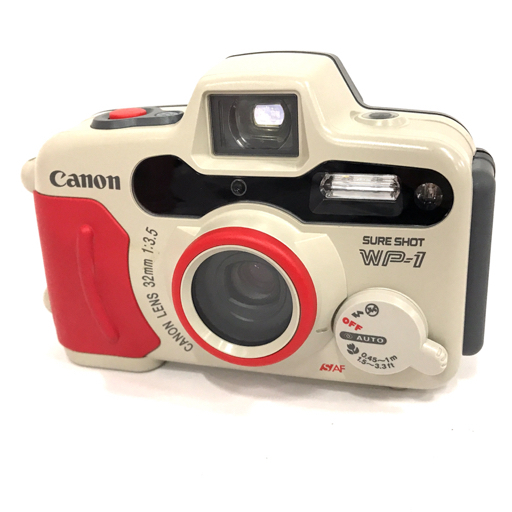 1円 CANON SURE SHOT WP-1 32ｍｍ 1:3.5 コンパクトフィルムカメラ_画像1