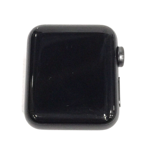 1円 Apple Watch Nike Series3 38mm GPSモデル MTF12J/A A1858 スペースグレイ スマートウォッチ 本体_画像2