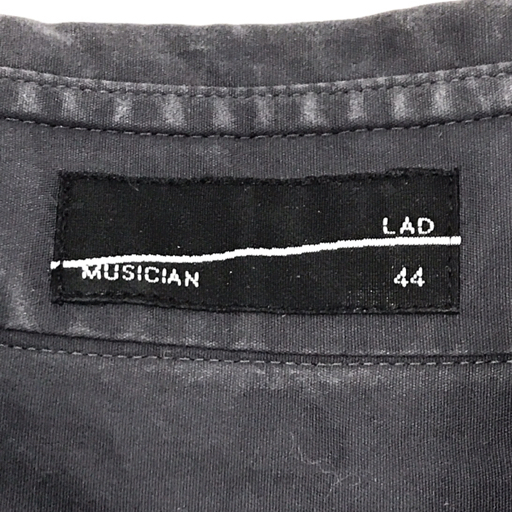 ラッドミュージシャン サイズ 44 長袖 シャツ ボタン メンズ トップス ブラック / ブラウン 計2点 セットの画像3