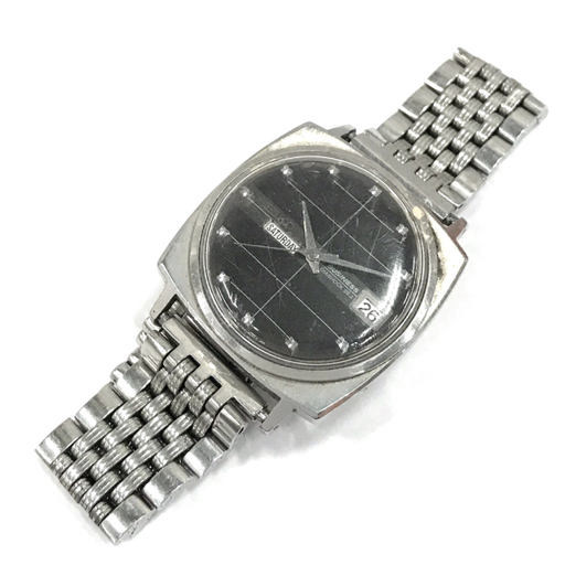 セイコー ビジネス デイデイト 6206-8120 自動巻 オートマチック 腕時計 メンズ 社外ブレス ファッション小物 SEIKOの画像4