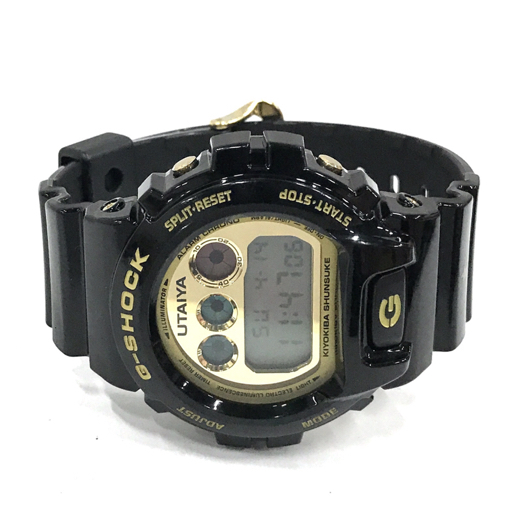 カシオ 腕時計 G-SHOCK DW-6900FS UTAIYA 清木場俊介 コラボ デジタル クォーツ メンズ 黒×GDカラー 未稼働 CASIO_画像5