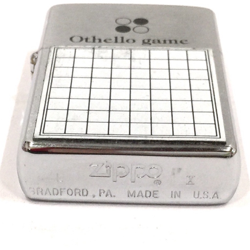 1円 ジッポー オイルライター 喫煙具 GAME オセロ シルバーカラー金具 約5.5×3.8cm 付属品有り ZIPPOの画像5
