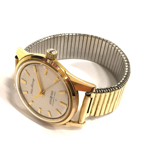 送料360円 セイコー フェアウェイ J13048 手巻き 機械式 腕時計 メンズ 稼働品 社外ブレス SEIKO 同梱NGの画像3