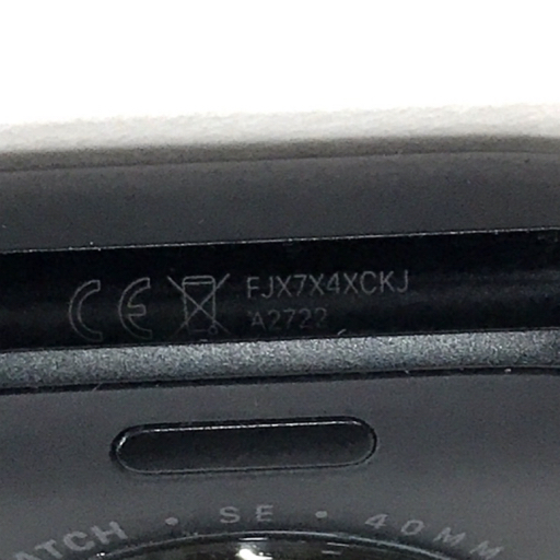 1円 Apple Watch SE 40mm GPSモデル MR9Y3J/A A2722 ミッドナイト スマートウォッチ 本体の画像7