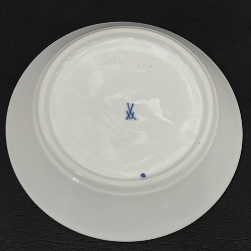 マイセン ブルーオニオン カップ ＆ ソーサー ホワイト×ブルー 食器 2客 セット Meissenの画像6