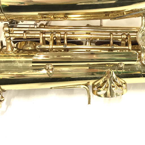 ヤマハ アルトサックス YAS-31 木管楽器 ゴールドカラー マウスピース 保存ケース 等 付属 YAMAHA QR042-148_画像4
