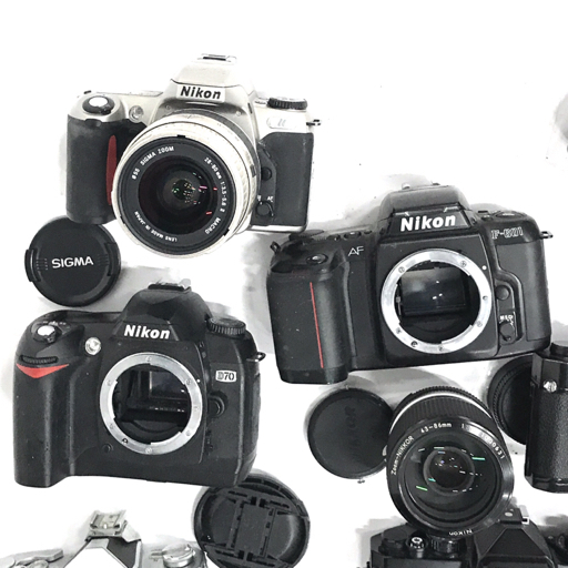 Nikon F80/FE/F70/D70/Nikkorex F 等 含む ニコン フィルムカメラ レンズ 等 まとめ セットの画像5
