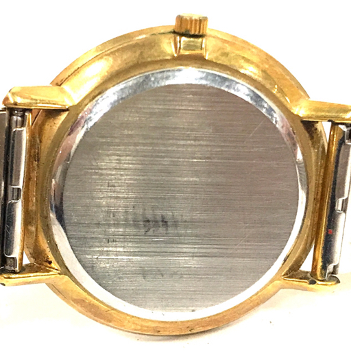 1円 オメガ 腕時計 デビル Deville ラウンド 2針 ゴールドカラー金具 自動巻き AT メンズ 純正ベルト 稼働 OMEGA_画像2