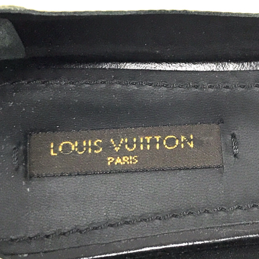 ルイヴィトン フラットパンプス 36 1/2 ブラック BR0125 レディース LOUIS VUITTON 靴 QR044-391の画像7