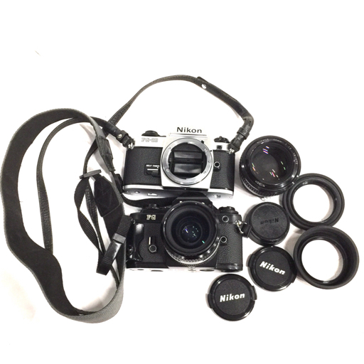 Nikon FG-20 FG Ai NIKKOR 50mm 1:1.2 含む 一眼レフフィルムカメラ レンズ セット QR043-265_画像1