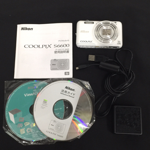 1円 Nikon COOLPIX S6600 コンパクトデジタルカメラ 付属品有り C301105_画像1