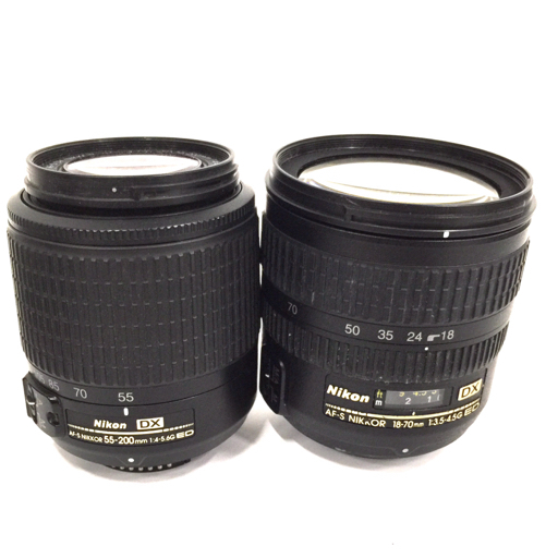 Nikon AF-S DX NIKKOR ED 55-200.1:4-5.6G / AF-S NIKKOR 18-70mm1:3.5-4.5G ED Nikon lens summarize QR042-403