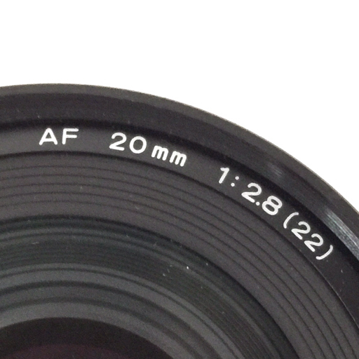1 jpy MINOLTA AF MACRO 100mm 1:2.8(32)/AF 20mm 1:2.8(22) Minolta camera lens summarize set C041045-1