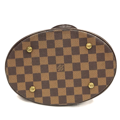 ルイヴィトン ダミエ・エベヌ バケット ショルダーバッグ レディース フランス製 LOUIS VUITTON QR043-309の画像5