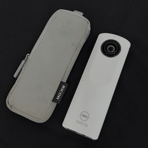 1円 Ricoh THETA m15 デジタルビデオカメラ 360度カメラ 通電確認済みの画像1