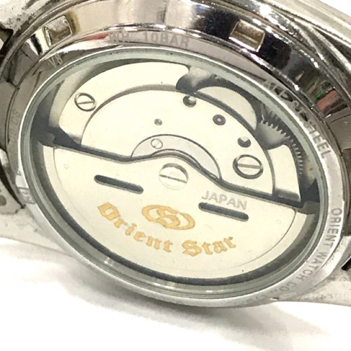 オリエントスター デイデイト 自動巻 オートマチック 腕時計 メンズ EV0F-C0 サファイアガラス 稼働品 QR044-71の画像2