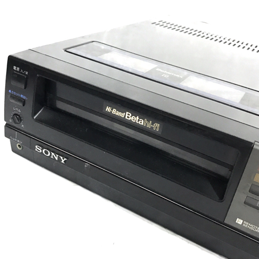 SONY SL-HF3 Betamax ビデオカセットレコーダー ベータデッキ ビデオデッキ 通電確認済み_画像3
