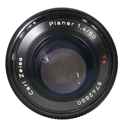 1円 CONTAX Aria Carl Zeiss Planar 1.4/50 T* 一眼レフ フィルムカメラ マニュアルフォーカスの画像4
