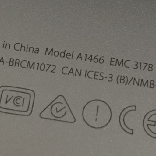 Apple A1466 MacBook Air ノートPC 13インチ Core i5 1.8GHz 8GB 128GB OS Montereyの画像6