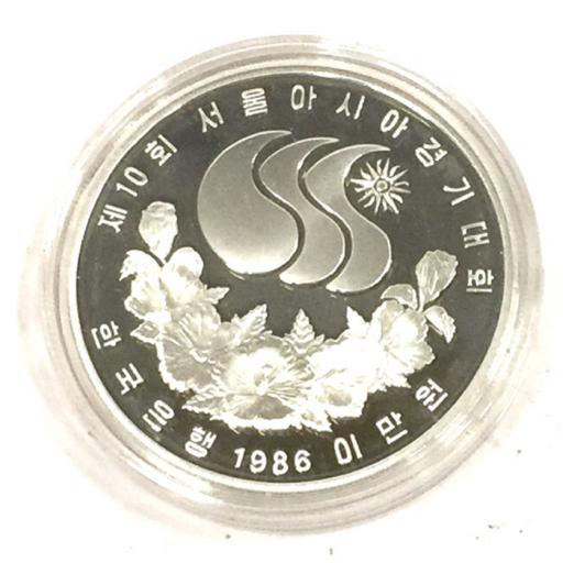 ソウルオリンピック 1986年 記念コイン 銀貨 プルーフ 5種 保存箱付き QG044-54の画像5
