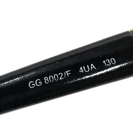 グッチ 眼鏡 メガネ めがね GG8002/F 4UA 130 グラデなし 度あり 黒縁 アイウェア ブランド小物 GUCCI QR044-274の画像6
