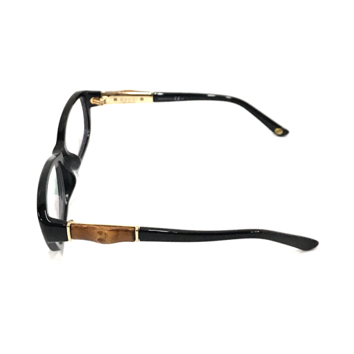 グッチ 眼鏡 メガネ めがね GG8002/F 4UA 130 グラデなし 度あり 黒縁 アイウェア ブランド小物 GUCCI QR044-274の画像2