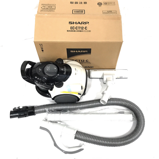 SHARP EC-CT12 Cyclone vacuum cleaner canister type beige group operation verification ending 