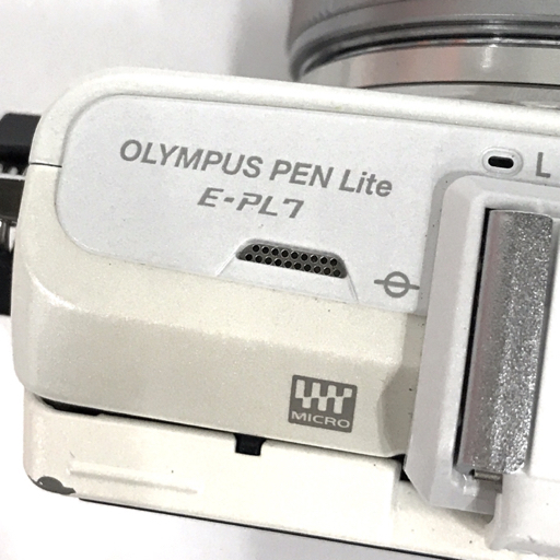 1円 OLYMPUS PEN Lite E-PL7 M.ZUIKO DIGITAL 14-42mm 1:3.5-5.6 40-150mm 1:4-5.6 ミラーレス一眼カメラ C061601の画像7