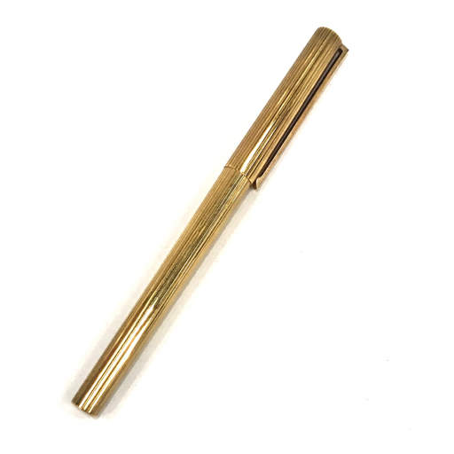 デュポン 万年筆 ペン先 18ct 750 ゴールドカラー カートリッジ式 文房具 事務用品 ブランド小物 DuPontの画像6