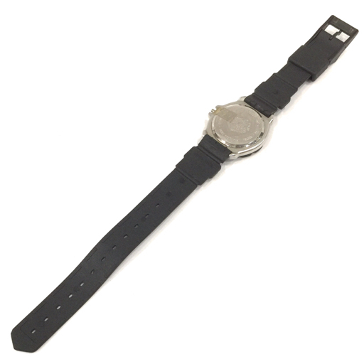 タグホイヤー プロフェッショナル デイト クォーツ 腕時計 メンズ ブラック文字盤 200m ジャンク品 375.513 QR044-87の画像5