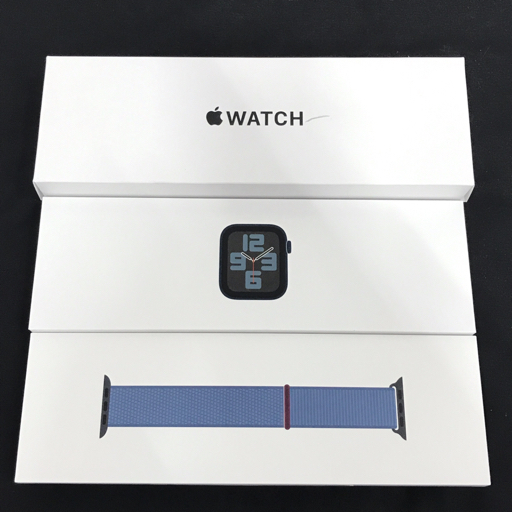 1円 Apple Watch SE 第2世代 44mm GPSモデル MRTX3J/A A2723 ミッドナイト スマートウォッチ 本体の画像8