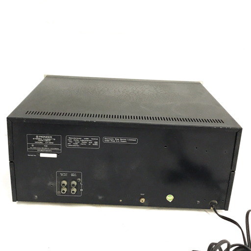 Pioneer CT-910 カセットデッキ カセットプレーヤー 通電確認済み オーディオ機器_画像7