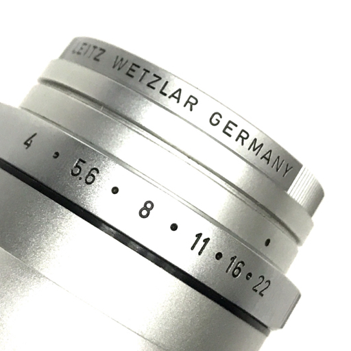 1円 LEICA LEITZ ELMAR 1:4/135 カメラレンズ マニュアルフォーカスの画像6