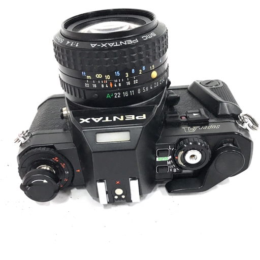 PENTAX SuperA SMC PENTAX-A 1:1.4 50mm single‐lens reflex film camera manual focus QR044-411